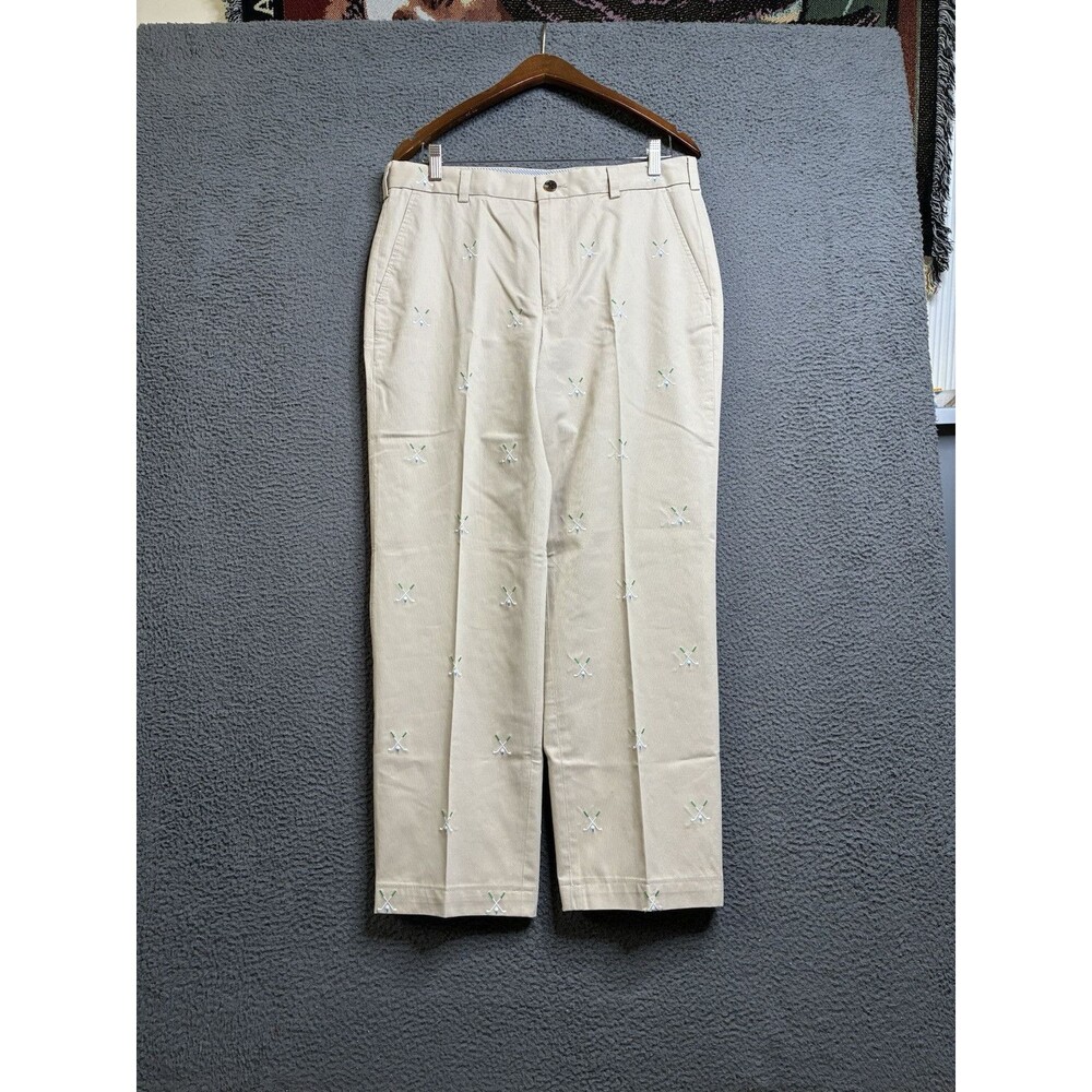 Brooks Brothers Country Club Pants 34 X 28 Golf Clubs Corduroy Trousers Pinwale